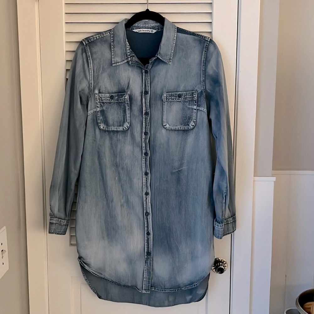 Hippie Laundry chambray denim tunic